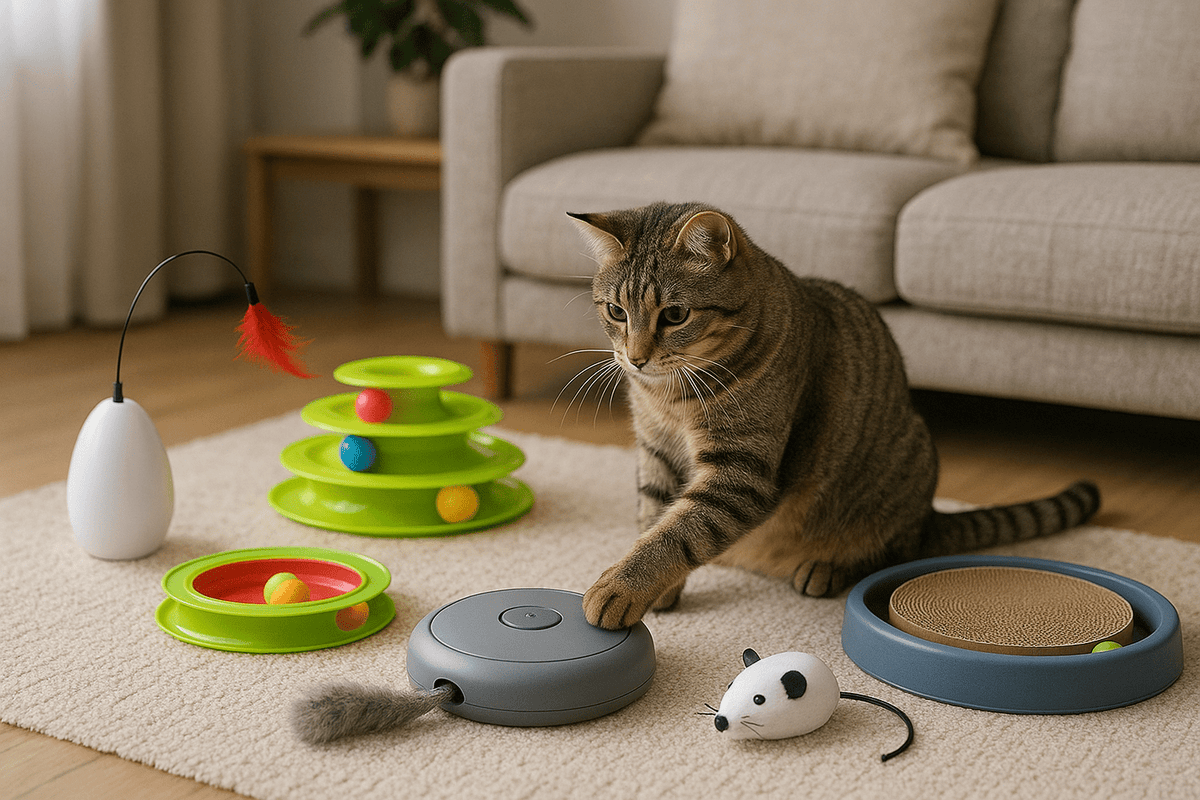 5 Best Interactive Cat Toys to Beat Boredom in 2026 - Cookies Wagging Friends Boutique