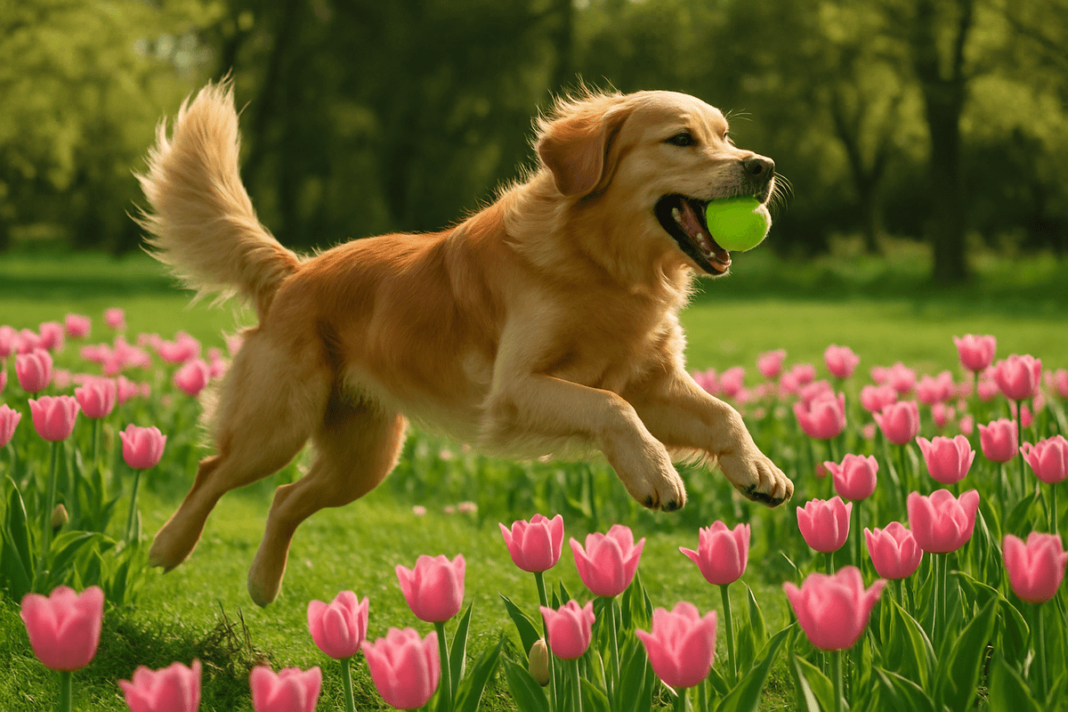 Spring Pet Activities: Bloom & Play Ideas for Active Dogs - Cookies Wagging Friends Boutique