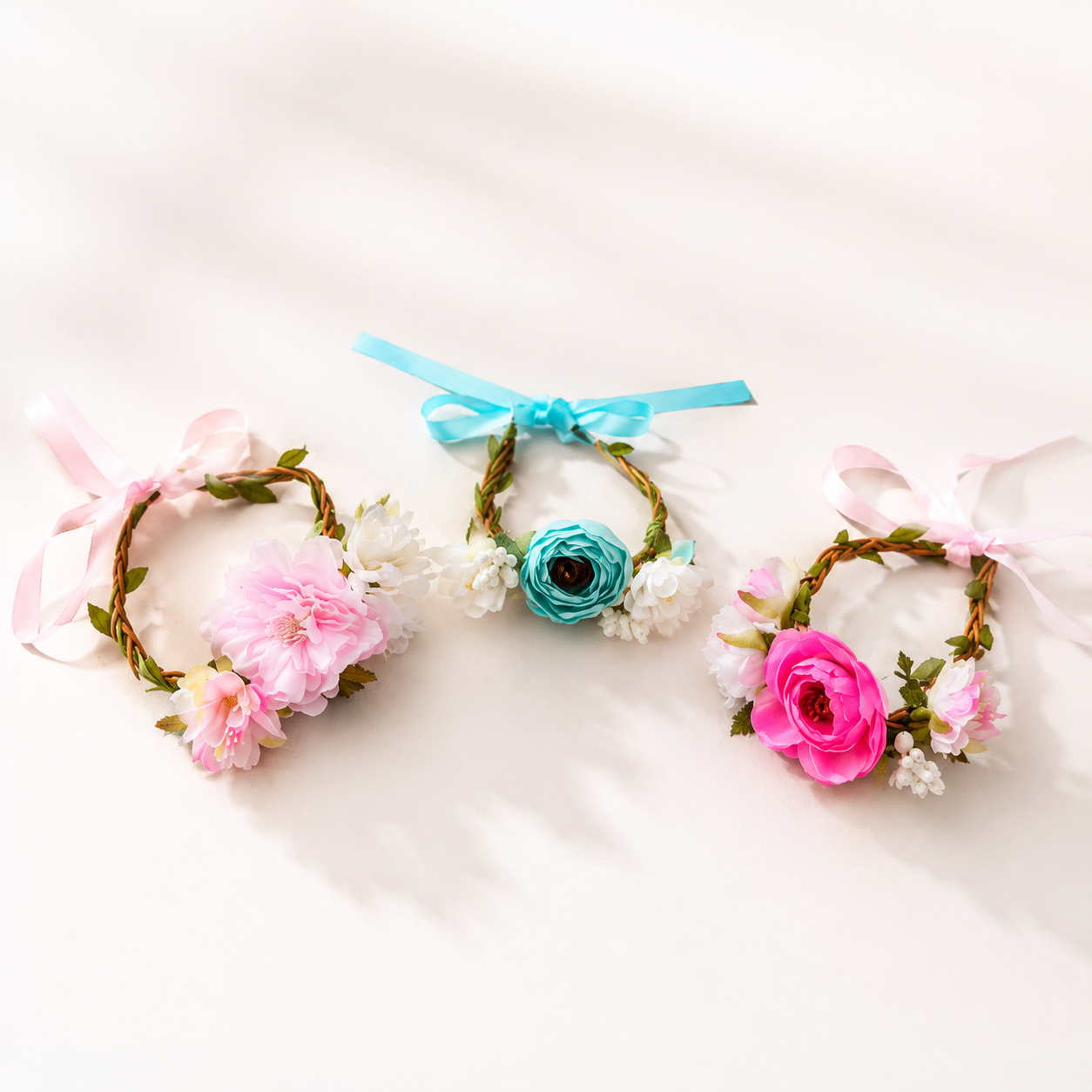 Pet Floral Crown Headpiece Bride Wedding