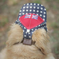 Star Print Dog Sun Hat with Ear Holes