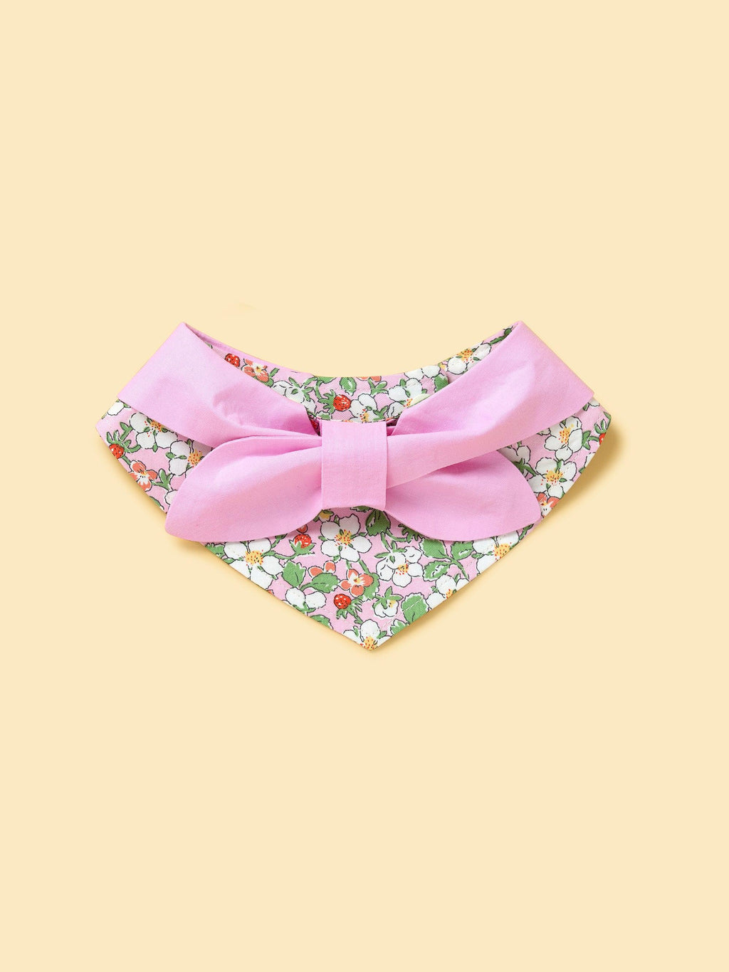 Bowtiful Garden Pink Floral Bandana