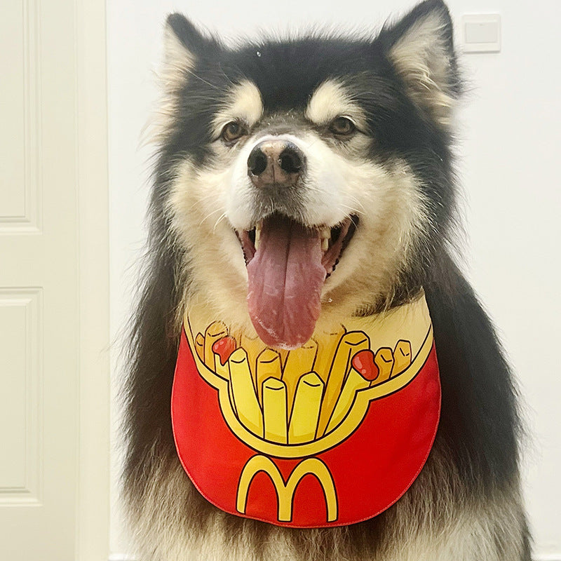 Funny Cartoon Dog Bandana Bibs (4 Designs)