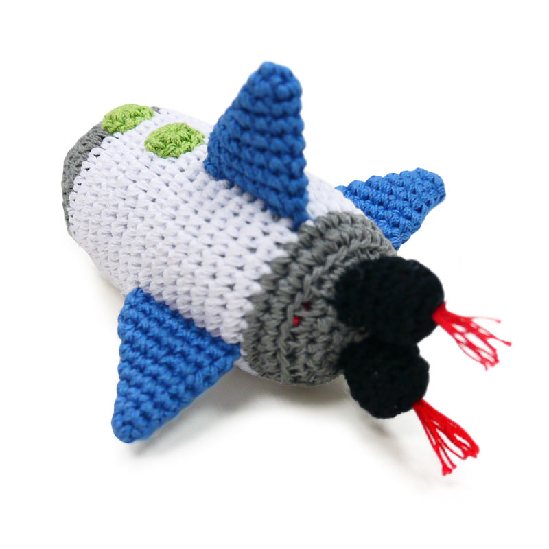 Space Ship Crochet Toy