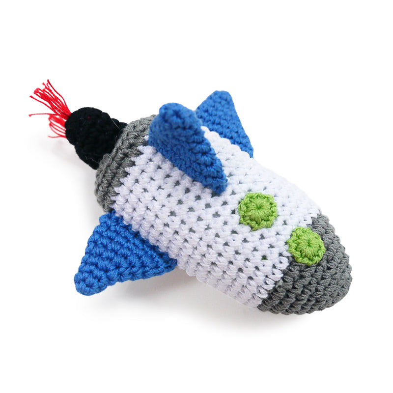 Space Ship Crochet Toy