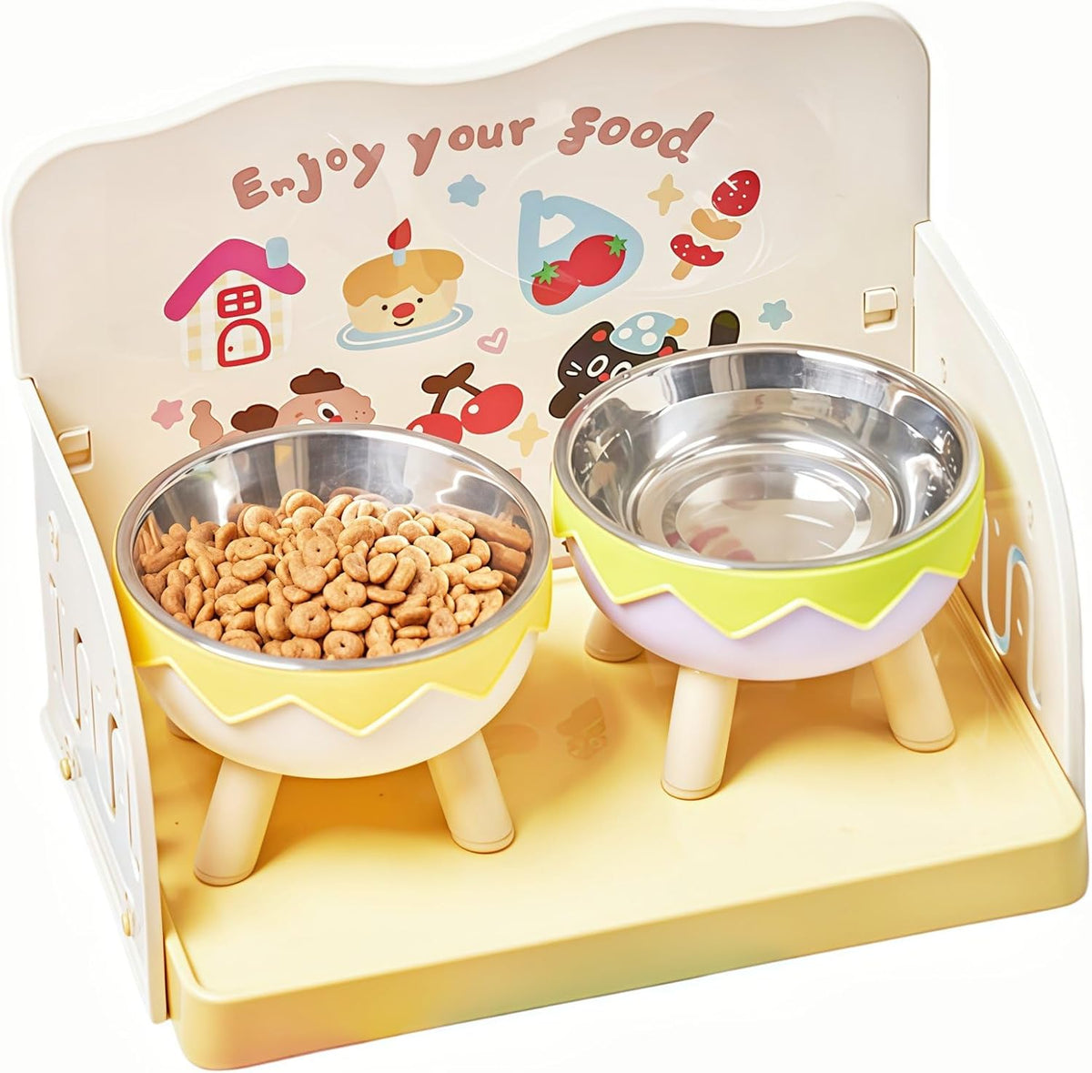 Anti-Spill Pet Feeding Tray with Splash Guard Fursace Luxury Dog Plush Toy - red Red Squeaky | Cookies Wagging Friends Boutique Cookies Wagging Friends Boutique