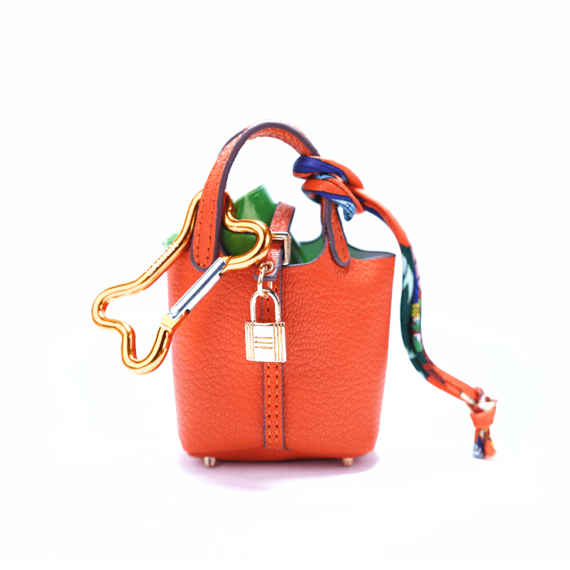 Barkin Dog Waste Bag Holder - Orange Fursace Luxury Dog Plush Toy - Red Squeaky | Cookies Wagging Friends Boutique Cookies Wagging Friends Boutique