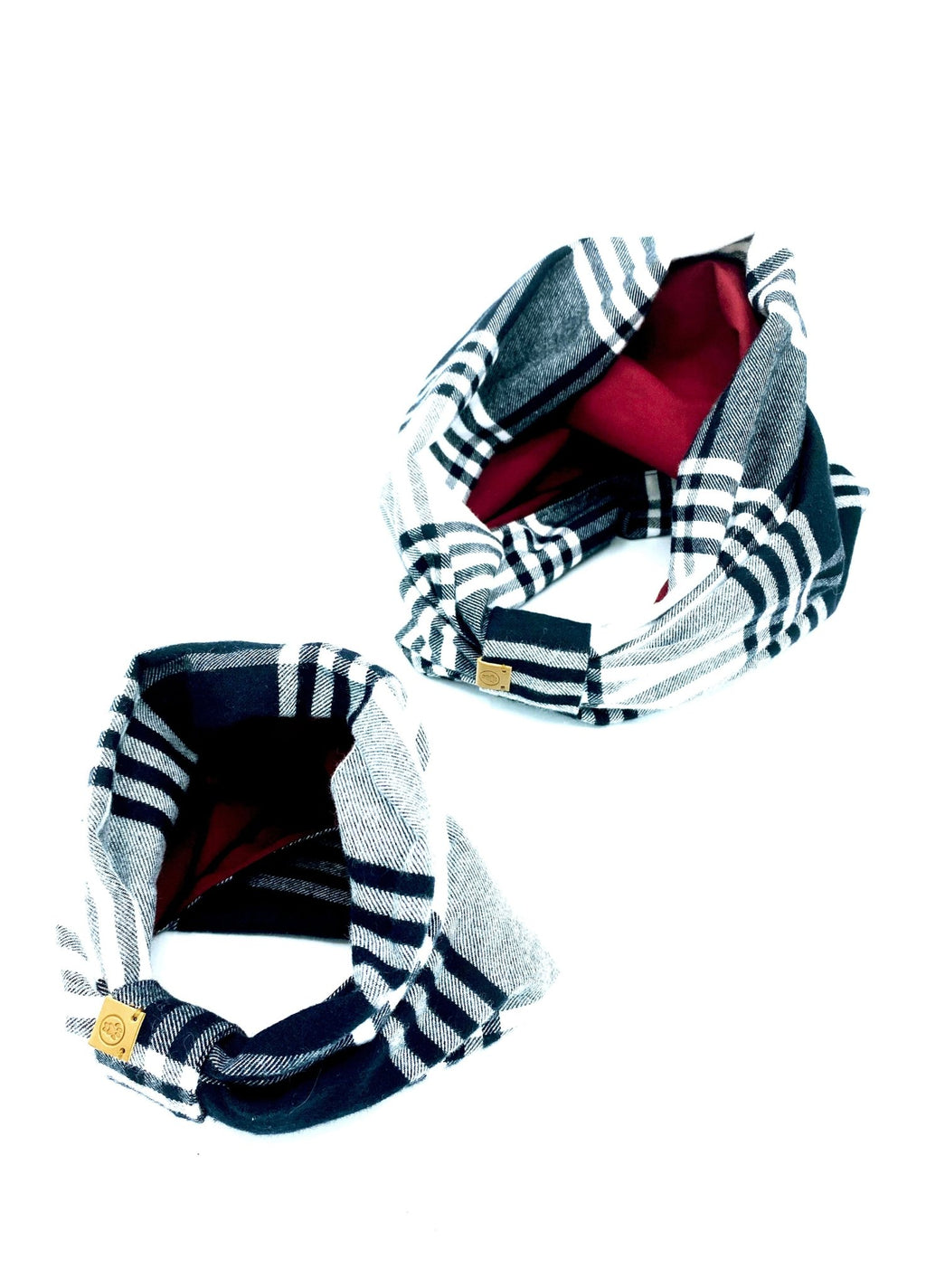 'Bobby' Reversible Pet Snood Fursace Luxury Dog Plush Toy - Pet XS/S Red Squeaky | Cookies Wagging Friends Boutique Cookies Wagging Friends Boutique