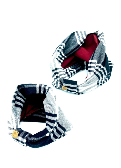 'Bobby' Reversible Pet Snood Fursace Luxury Dog Plush Toy - Pet XS/S Red Squeaky | Cookies Wagging Friends Boutique Cookies Wagging Friends Boutique
