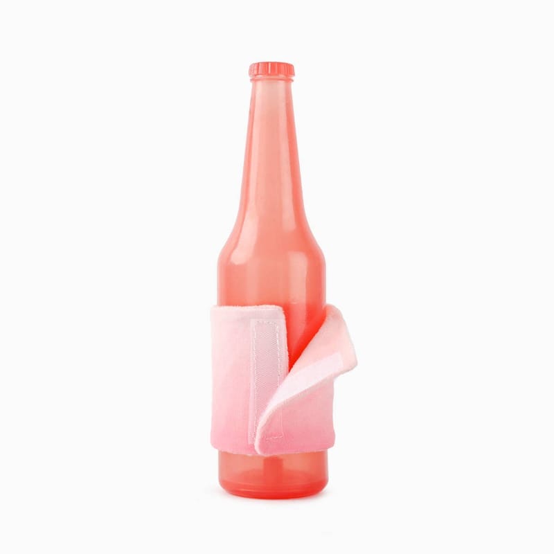 Boozy Tailz Rose' All Day Pink Bottle Squeak Rubber Dog Toy Fursace Luxury Dog Plush Toy - Red Squeaky | Cookies Wagging Friends Boutique Cookies Wagging Friends Boutique
