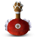 Chewy XIII Plush Bottle Squeaky Dog Toy Fursace Luxury Dog Plush Toy - Red Squeaky | Cookies Wagging Friends Boutique Cookies Wagging Friends Boutique