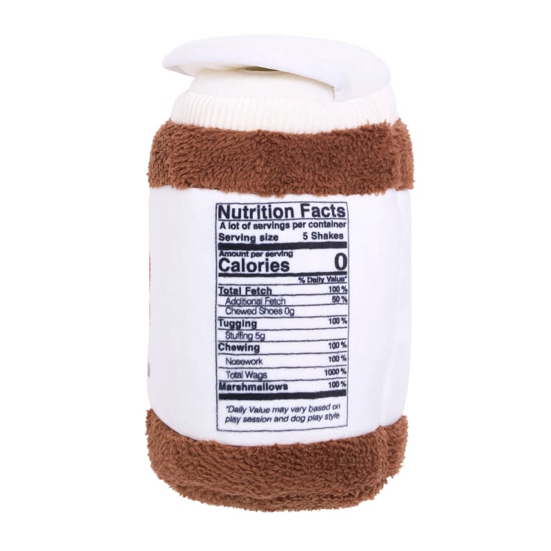 Chocolate Spread Jar Bungee Burrow Plush Squeaky Dog Toy Set Fursace Luxury Dog Plush Toy - Red Squeaky | Cookies Wagging Friends Boutique Cookies Wagging Friends Boutique