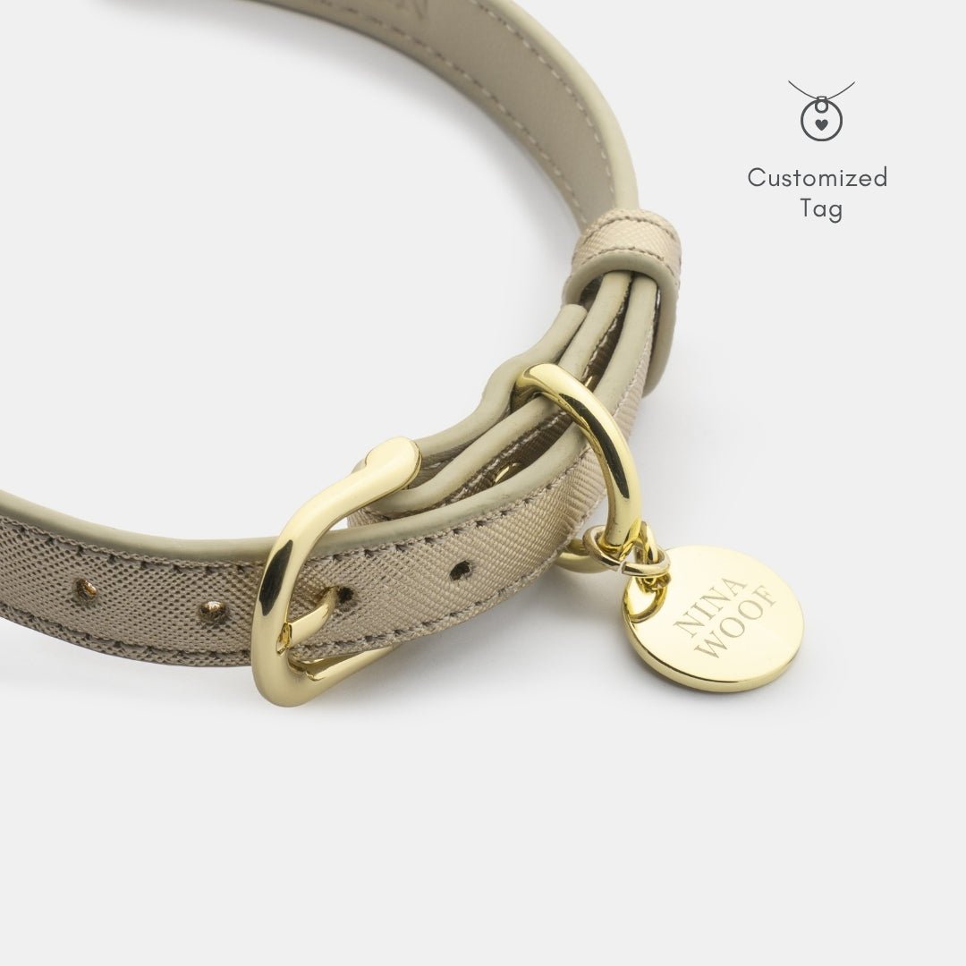 Eco-Friendly Vegan Leather Dog Collars - Stylish and Comfortable