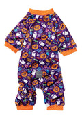Halloween Purple Trick or Treat Spooky Dog Pajamas Fursace Luxury Dog Plush Toy - Sz1 Red Squeaky | Cookies Wagging Friends Boutique Cookies Wagging Friends Boutique