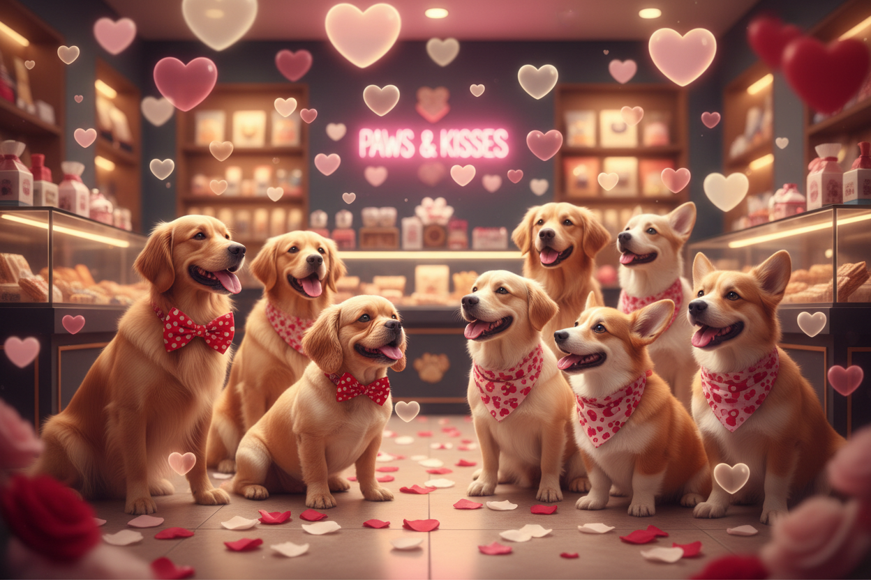 love is in the air for our furry babies