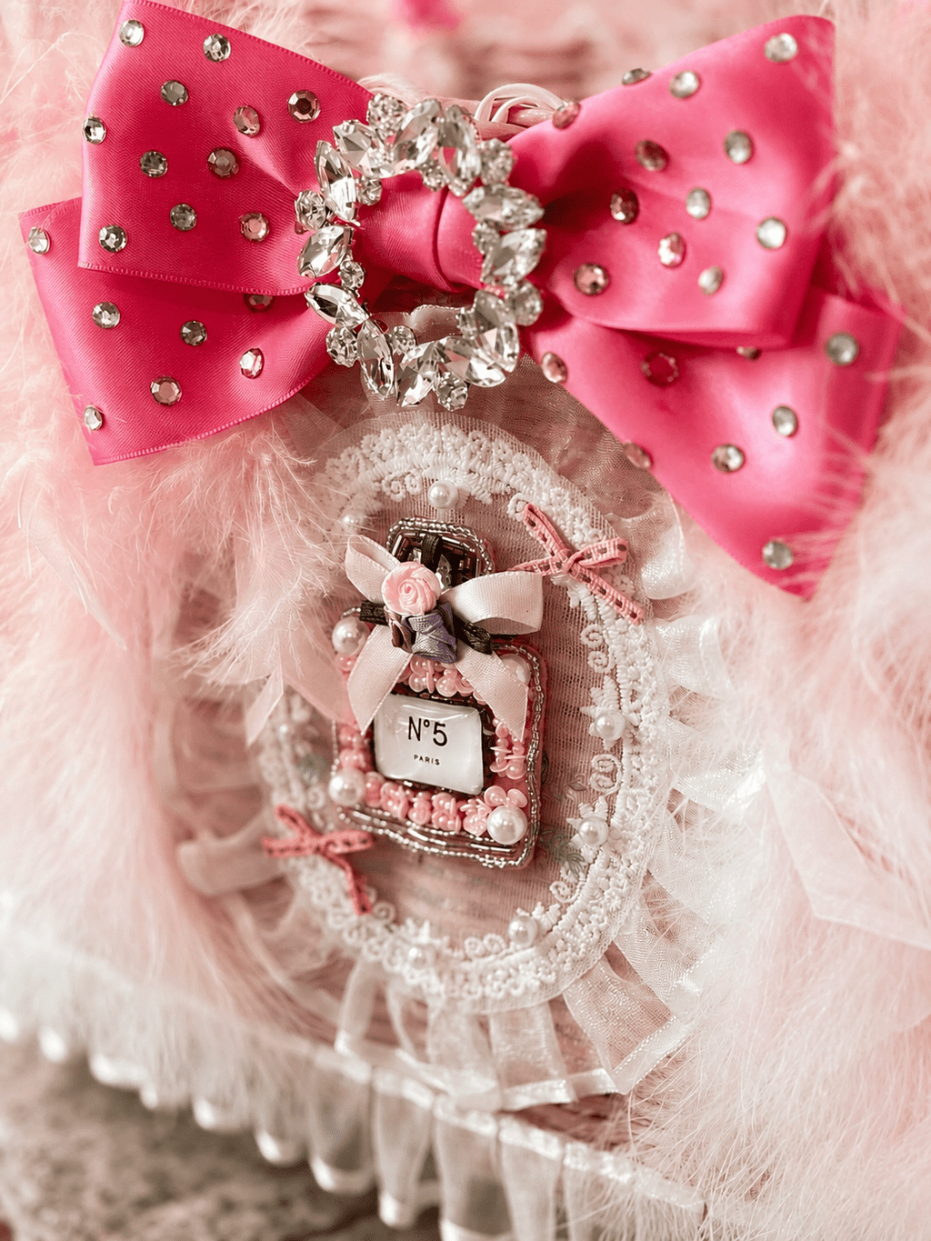 Luxury Pink Feather Pet Carrier Bag with Bow & Crystal Charm – Designer Dog Tote for Small Dogs Cats Fursace Luxury Dog Plush Toy - Red Squeaky | Cookies Wagging Friends Boutique Cookies Wagging Friends Boutique
