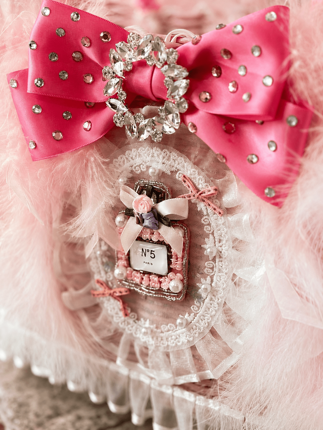 Luxury Pink Feather Pet Carrier Bag with Bow & Crystal Charm – Designer Dog Tote for Small Dogs Cats Fursace Luxury Dog Plush Toy - Red Squeaky | Cookies Wagging Friends Boutique Cookies Wagging Friends Boutique