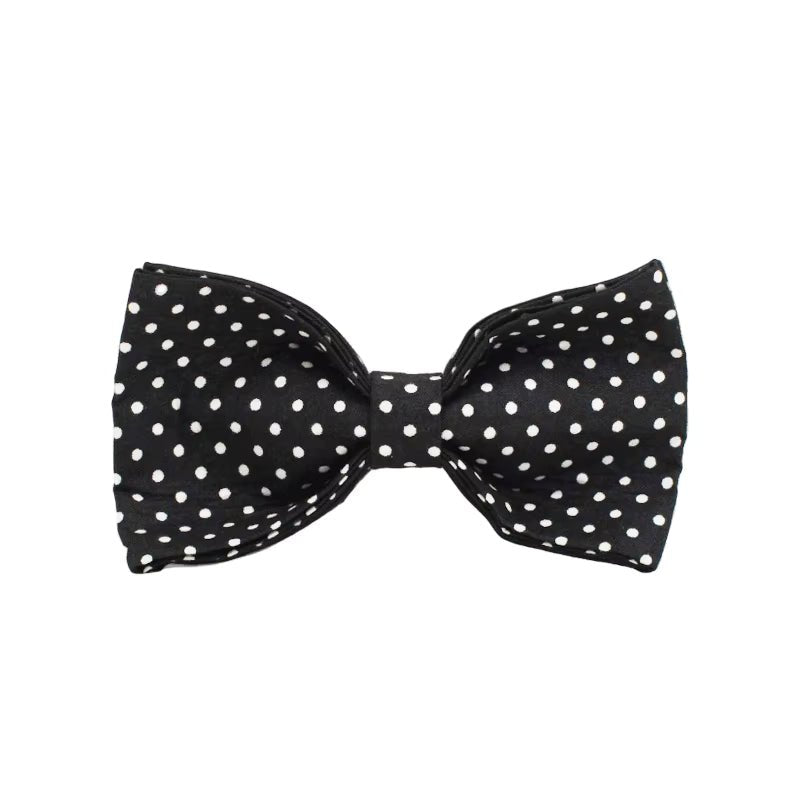 Personalized Black Polka Dot Classic Set Fursace Luxury Dog Plush Toy - Bowtie Red Squeaky | Cookies Wagging Friends Boutique Cookies Wagging Friends Boutique