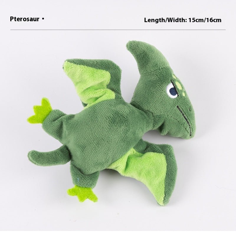 Pet Electric Sound Cat Plush Toy Rechargeable Fursace Luxury Dog Plush Toy - Pterosaur Red Squeaky | Cookies Wagging Friends Boutique Cookies Wagging Friends Boutique