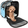 Pet Life ® 'Pawdon Me '  Wheeled Airline Approved Travel Collapsible Pet Dog Carrier