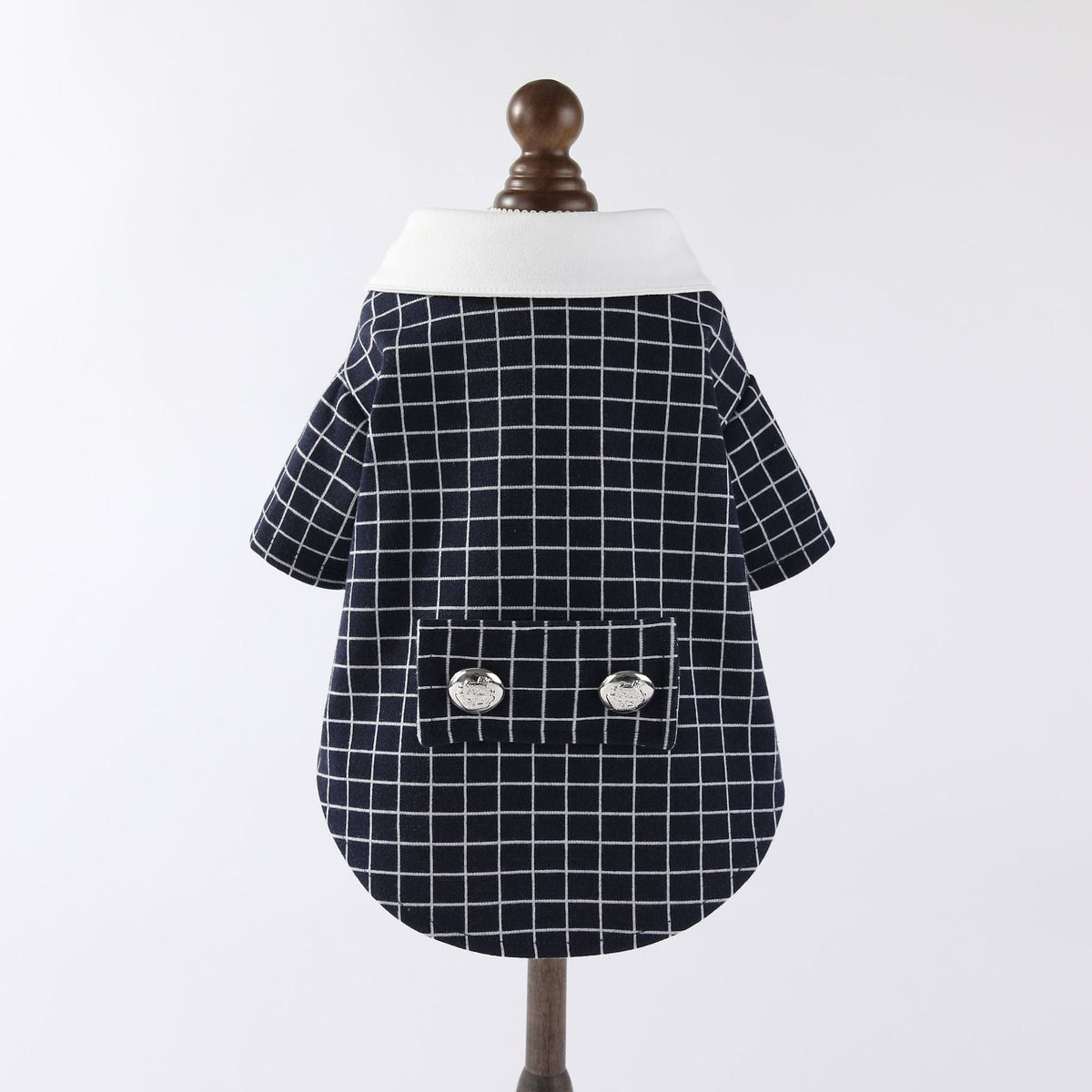 Plaid Tuxedo Dog Suit Outfit with Shirt Bow Tie(Layered-look) Fursace Luxury Dog Plush Toy - S Red Squeaky | Cookies Wagging Friends Boutique Cookies Wagging Friends Boutique