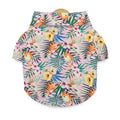 Tropical Floral Beach Hawaii Dog Shirt Fursace Luxury Dog Plush Toy - Pink Tropical Red Squeaky | Cookies Wagging Friends Boutique Cookies Wagging Friends Boutique