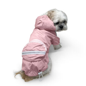 Pocket Raincoat Pastel Pink